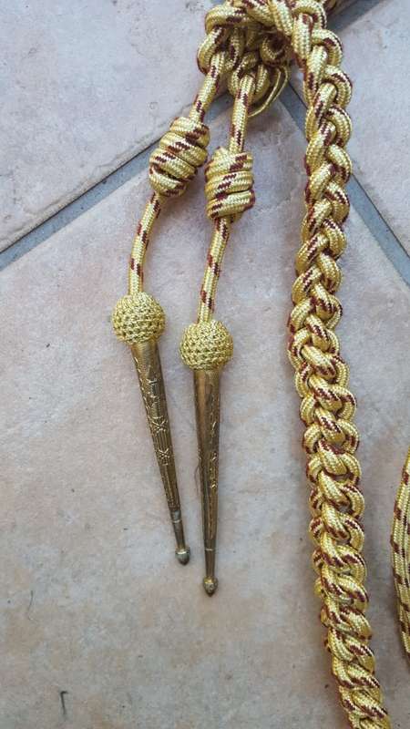 scarce SAMS medical service aide-de-camp/ aguillette arm cord for officers - unused as new condition