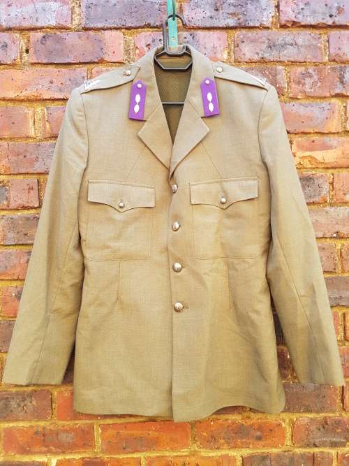scarce original bushwar era SWATF Chaplains tunic & trousers (med-Large) with insignia & gorgets