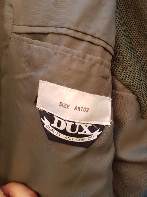 scarce original bushwar era SWATF Chaplains tunic & trousers (med-Large) with insignia & gorgets