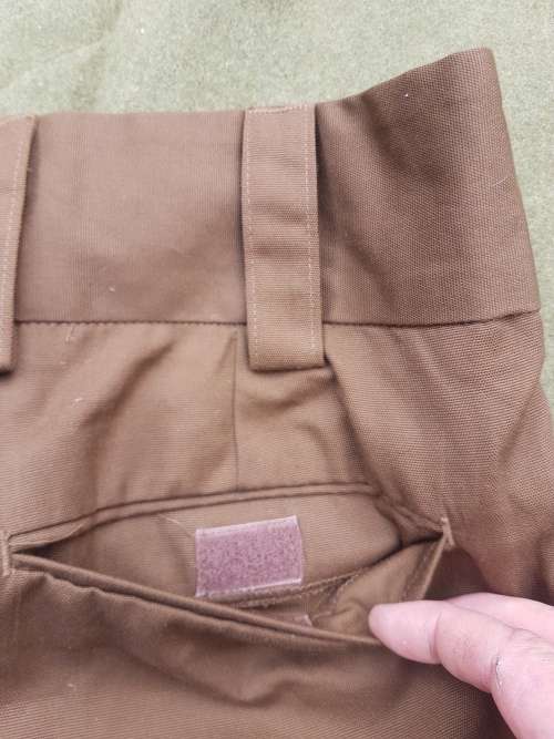 SADF era field-dress nutria shorts size 92 cm new mint unused (not cadet shorts) wide belt loops