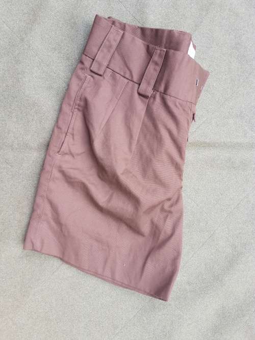 SADF era field-dress nutria shorts size 92 cm new mint unused (not cadet shorts) wide belt loops