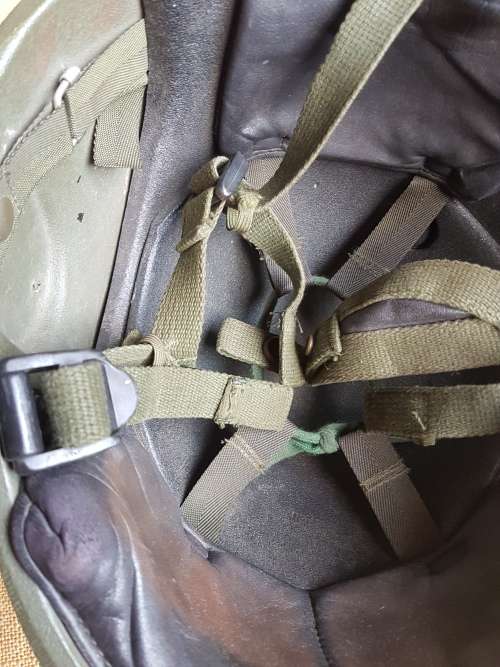 UK MoD Brit issue (mk6) ballistic military/ army helmet with Temprate DPM camo cover in good clean c