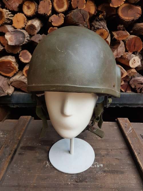 UK MoD Brit issue (mk6) ballistic military/ army helmet with Temprate DPM camo cover in good clean c