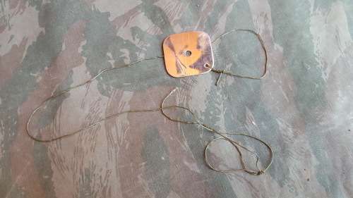 original SADF era Recce (SA SF) used/issue small s/steel polished signalling survival E&E mirror
