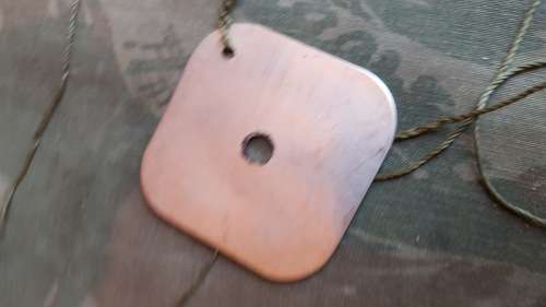 original SADF era Recce (SA SF) used/issue small s/steel polished signalling survival E&E mirror