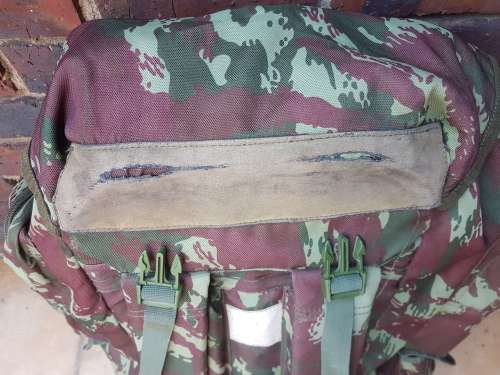 original Moz FADM issue backpack - captured from ISIL terrs in Cabo delgado Province Mozambique