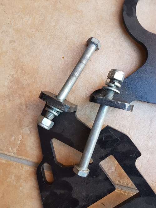 replacement original Front Runner pair front bash-plate Landy 110 brackets with bolts  new & unused