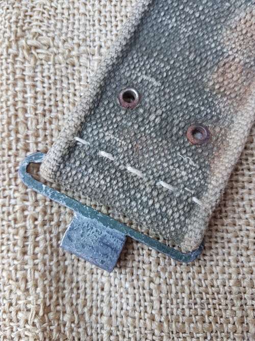 original SWA/ Angola Border war era battlefield pick-up/ war booty well used web-belt FAPLA/ SWAPO P