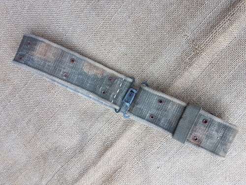 original SWA/ Angola Border war era battlefield pick-up/ war booty well used web-belt FAPLA/ SWAPO P