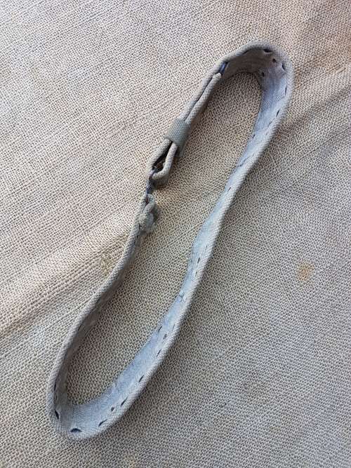 original SWA/ Angola Border war era battlefield pick-up/ war booty well used web-belt FAPLA/ SWAPO P
