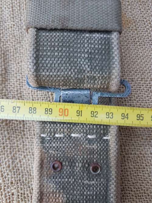 original SWA/ Angola Border war era battlefield pick-up/ war booty well used web-belt FAPLA/ SWAPO P