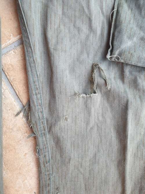 very rare org Moz tailored EG falling rain camo pair of trousers as used by FRELMO/FPLM size 34/36