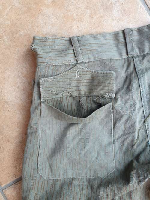 very rare org Moz tailored EG falling rain camo pair of trousers as used by FRELMO/FPLM size 34/36