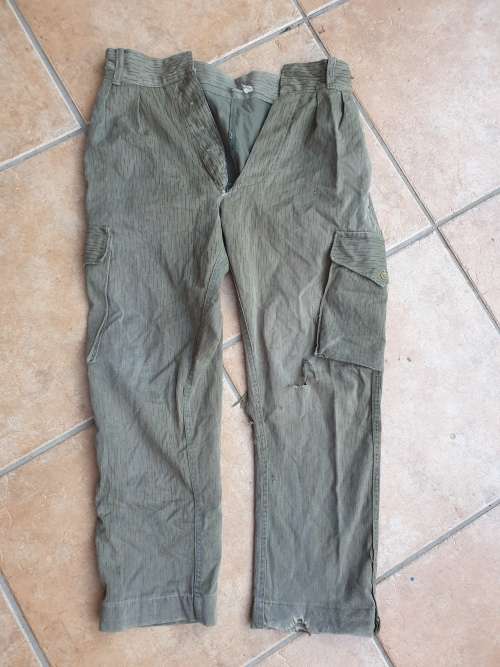 very rare org Moz tailored EG falling rain camo pair of trousers as used by FRELMO/FPLM size 34/36