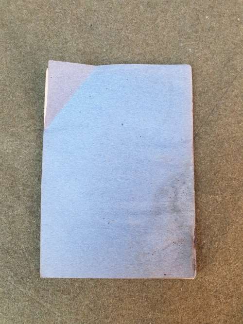 original Rhod era army issue small A6 size Shona Langauge soldier`s phrase book - some water damage