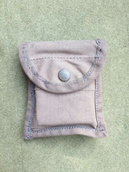 re-worked original SADF issue Pattern 80 donkey brown ripstop canvas 50 rd mag pouch custom sml size