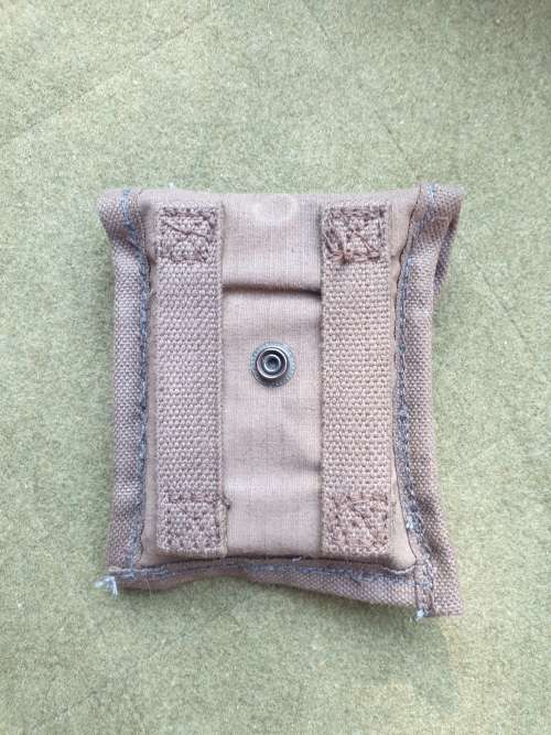 re-worked original SADF issue Pattern 80 donkey brown ripstop canvas 50 rd mag pouch custom sml size