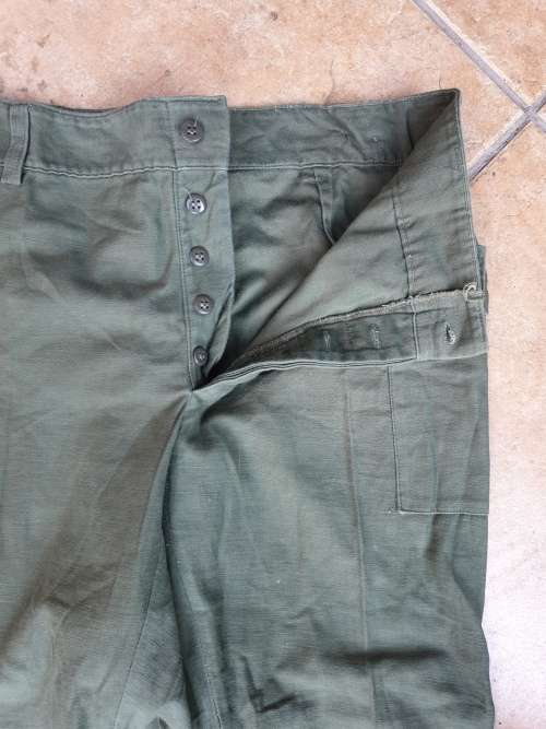 original OP SAVANNAH greens pair of trousers (SADF Angola) in very good condtion - some small stains