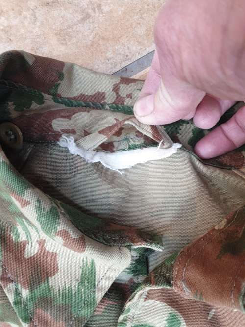Original SAP bushwar era 1st patt bush-jacket size large (measures 60cm) no damage (no liner) no sta
