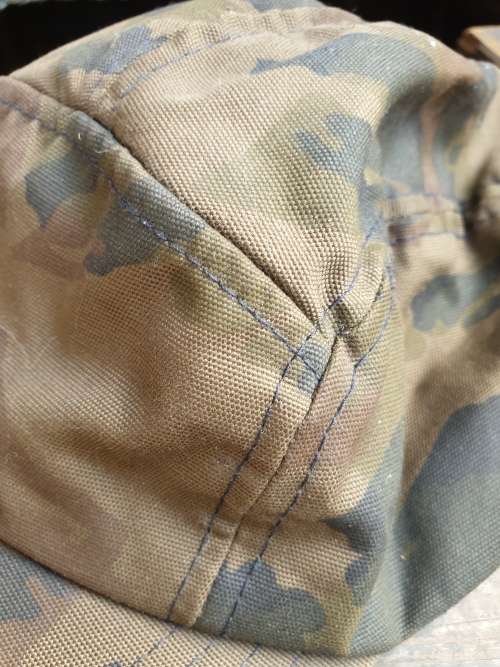 orginal period CDF Ciskei ex homelands 5 panel camo cap in VERY good used condition 1 size fits most