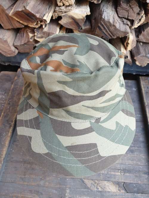 original ex homelands pre-94 period Bop Police Reed camo flap-cap sz 58 in good clean used condtion