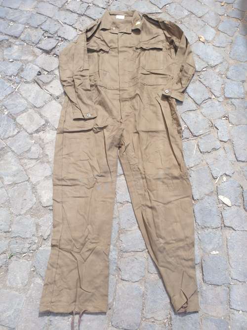 original SADF era XL (127cm) nutria browns one-piece overall in good clean new in plastic condition