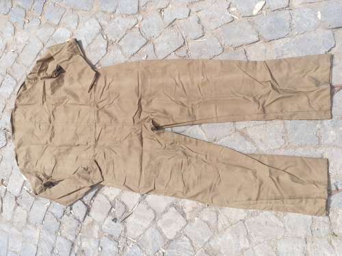 original SADF era XL (127cm) nutria browns one-piece overall in good clean new in plastic condition