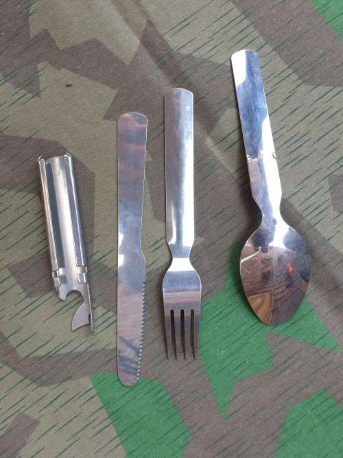 mint & unused condition UDF/early SADF era 4 p cutlery set/pikstel simliar to the German Bundeswher