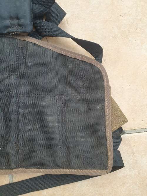 scarce SA Army Para issue nutria Bateleur 90 Backpacker made chest-webbng in very good clean used