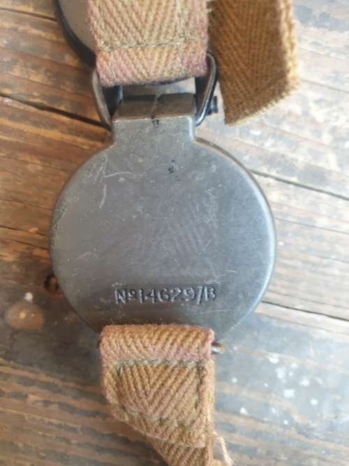 scarce original WW2 era type UK & Commonwealth Forces used (also Rhod SAS) wrist compass and strap