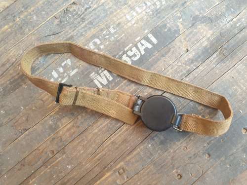 scarce original WW2 era type UK & Commonwealth Forces used (also Rhod SAS) wrist compass and strap