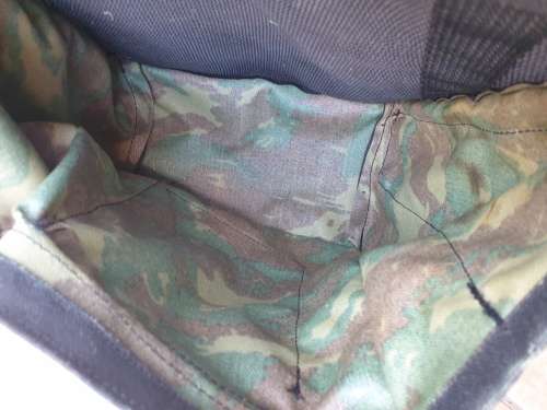 rare original factory-made over-the-head type 32 Bn summer patt camo urban assault vest blackened