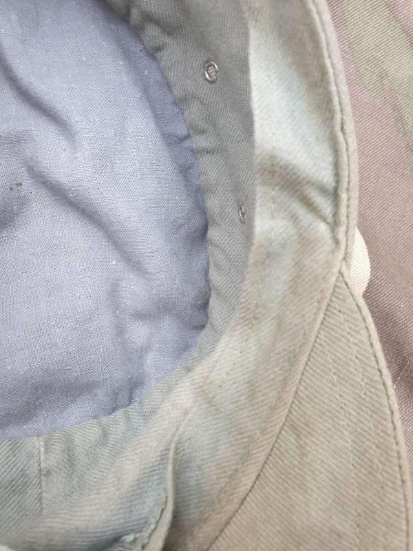 rarely seen original Cuban issue olive green fatigue cap Angola bushwar piece no damage BUT faded