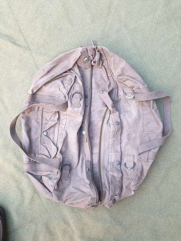 scarce patt 80 (donkey brown ripstop canvas) webbing kit-bag SADF issue SWA/Angola borderwar period