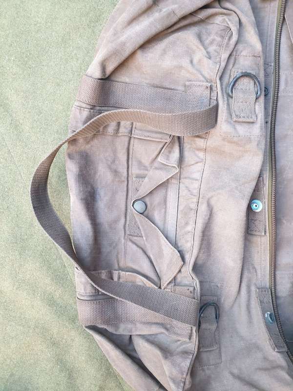 scarce patt 80 (donkey brown ripstop canvas) webbing kit-bag SADF issue SWA/Angola borderwar period
