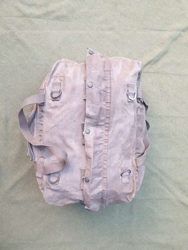 scarce patt 80 (donkey brown ripstop canvas) webbing kit-bag SADF issue SWA/Angola borderwar period