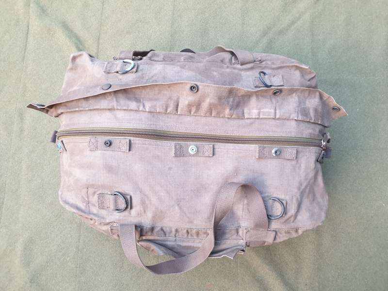 scarce patt 80 (donkey brown ripstop canvas) webbing kit-bag SADF issue SWA/Angola borderwar period