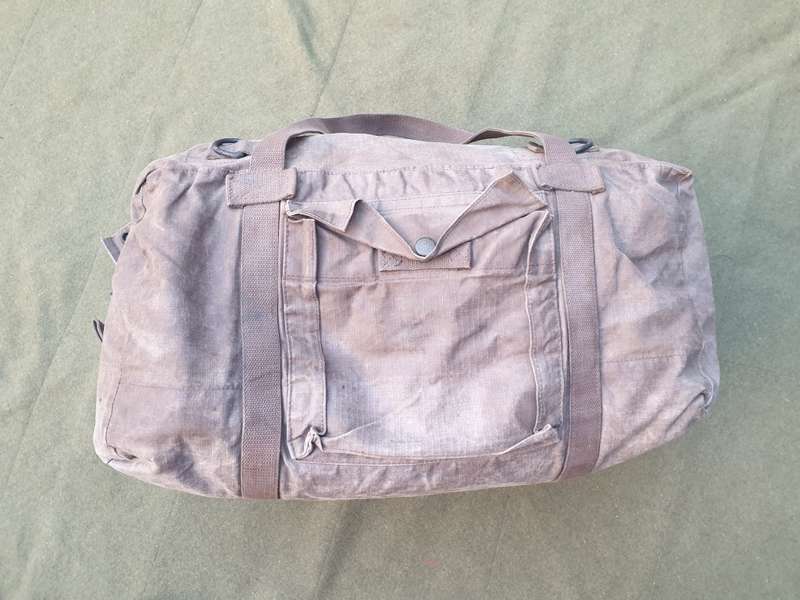 scarce patt 80 (donkey brown ripstop canvas) webbing kit-bag SADF issue SWA/Angola borderwar period