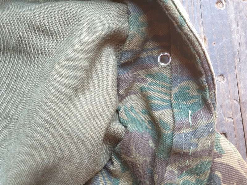 100% original Libyan Rhubarb Camo SWAPO PLAN freedom fighters cap - field repairs - size 57/5cm