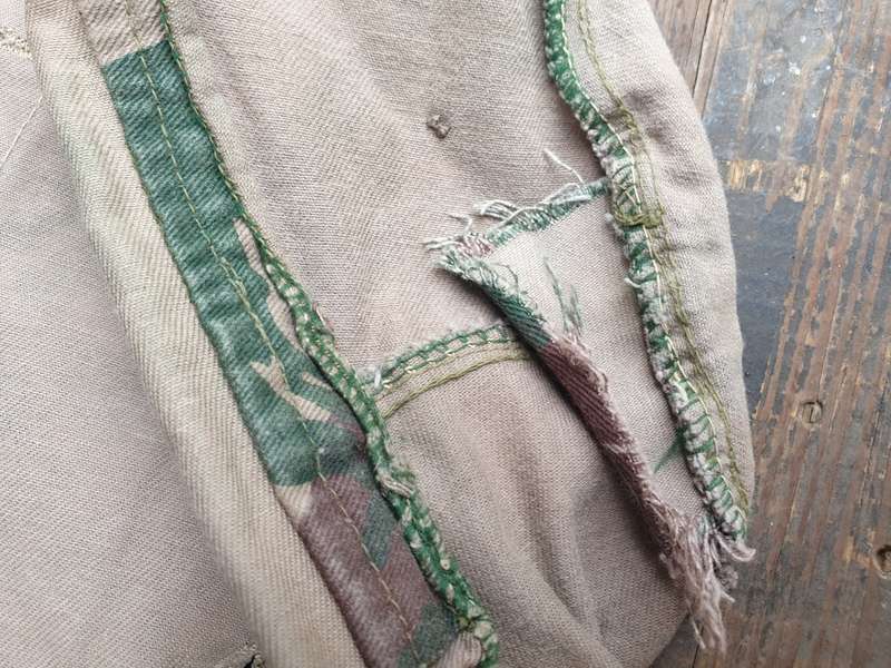 original Zim Army post indep dry season lizard camo flap-cap large sze 60cm used condton good colour