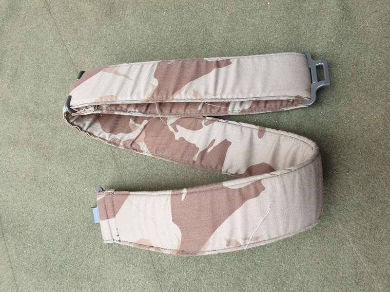 scarce adjustable (too XL) size ex Para-Military AWB right wing Org. camo uniform web-belt as new