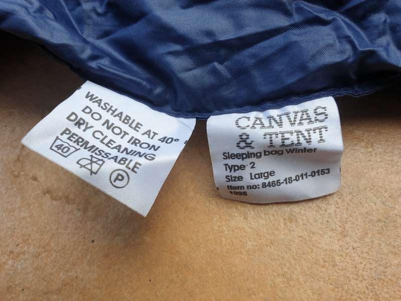 original locally made SAAF navy blue colour winter large sleeping bag new & unused clean condition