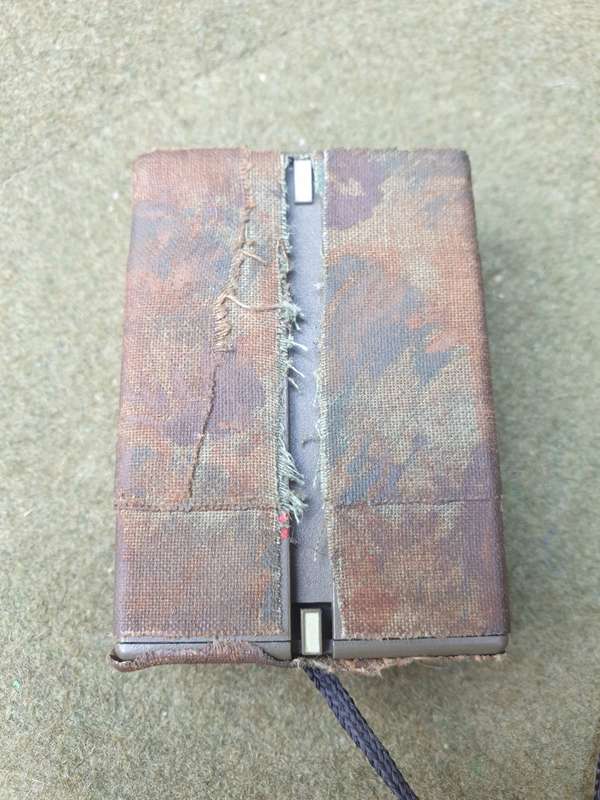 original SADF era 80s used SA SF Recce DP-1 RECTA Swiss small marching compass custom camo`ed