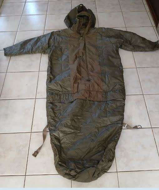 original dd 1961 German Army Olive `Sniper`/OP duty sleeping-bag with arms in good used condition
