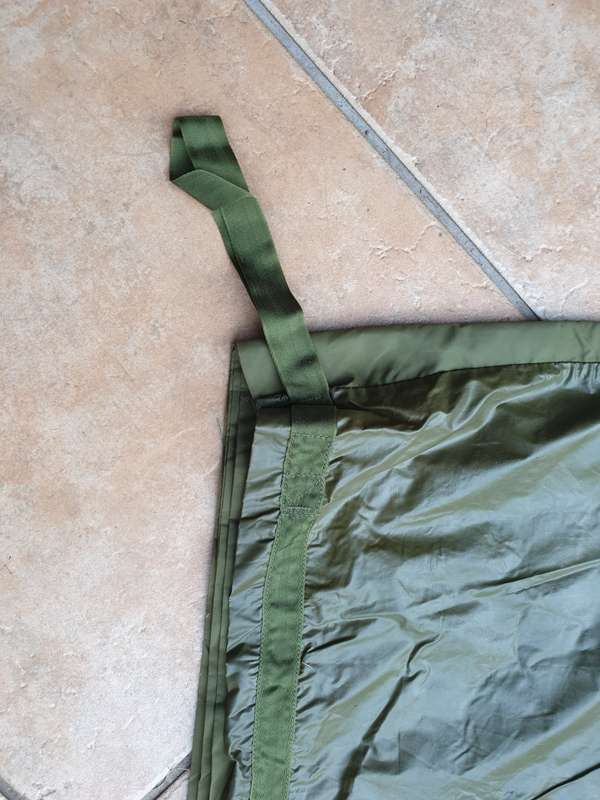 original SWA/Angola RECCE used period multi-layer olive green para-silk nylon summer sleepng bag