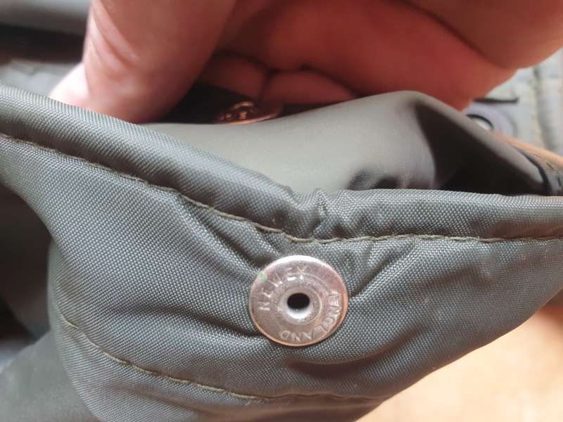 VERY scarce (virtually unkown) SAP COIN issue olive green rubberised canvas (with zip) shelter/ bivi