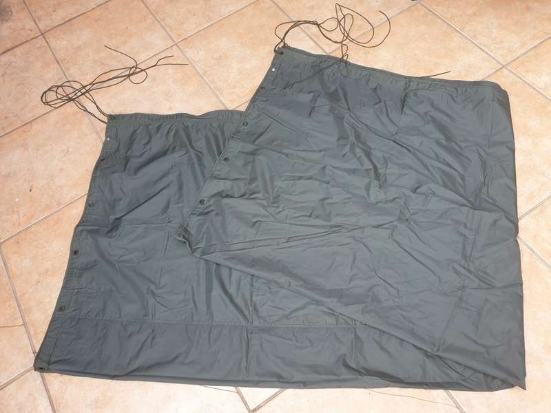 VERY scarce (virtually unkown) SAP COIN issue olive green rubberised canvas (with zip) shelter/ bivi