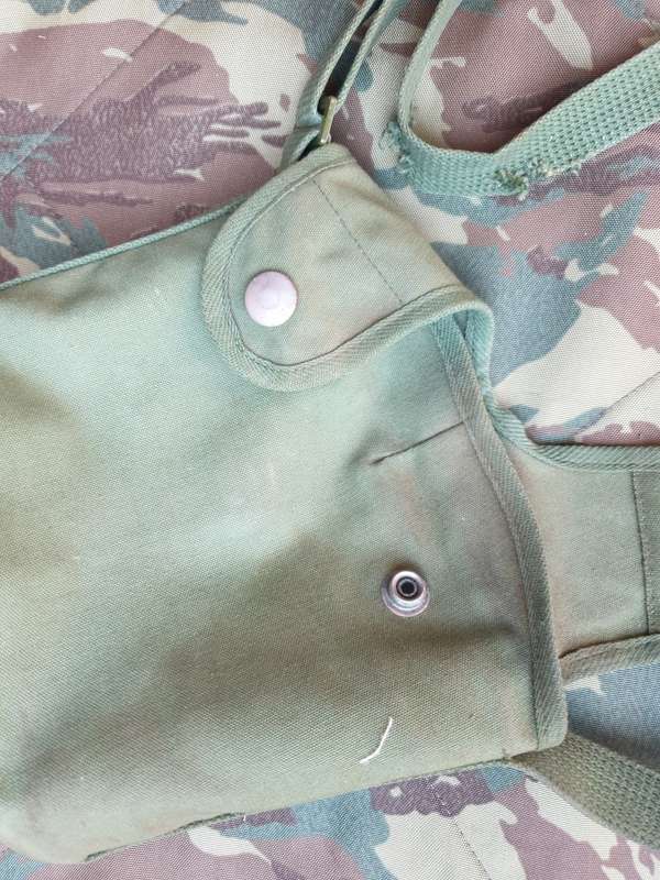 Complete original PLA Chinese CHICOM type 78 canteen & mess kit with cover in good complete used