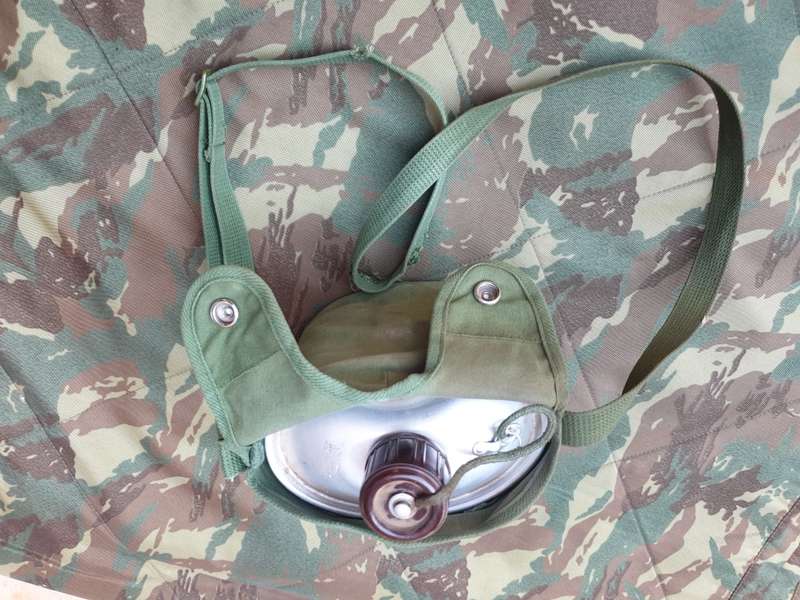 Complete original PLA Chinese CHICOM type 78 canteen & mess kit with cover in good complete used