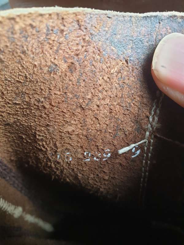 brown leather double buckle Rhodesian type/style combat boots size 8/9 UK in good used condition